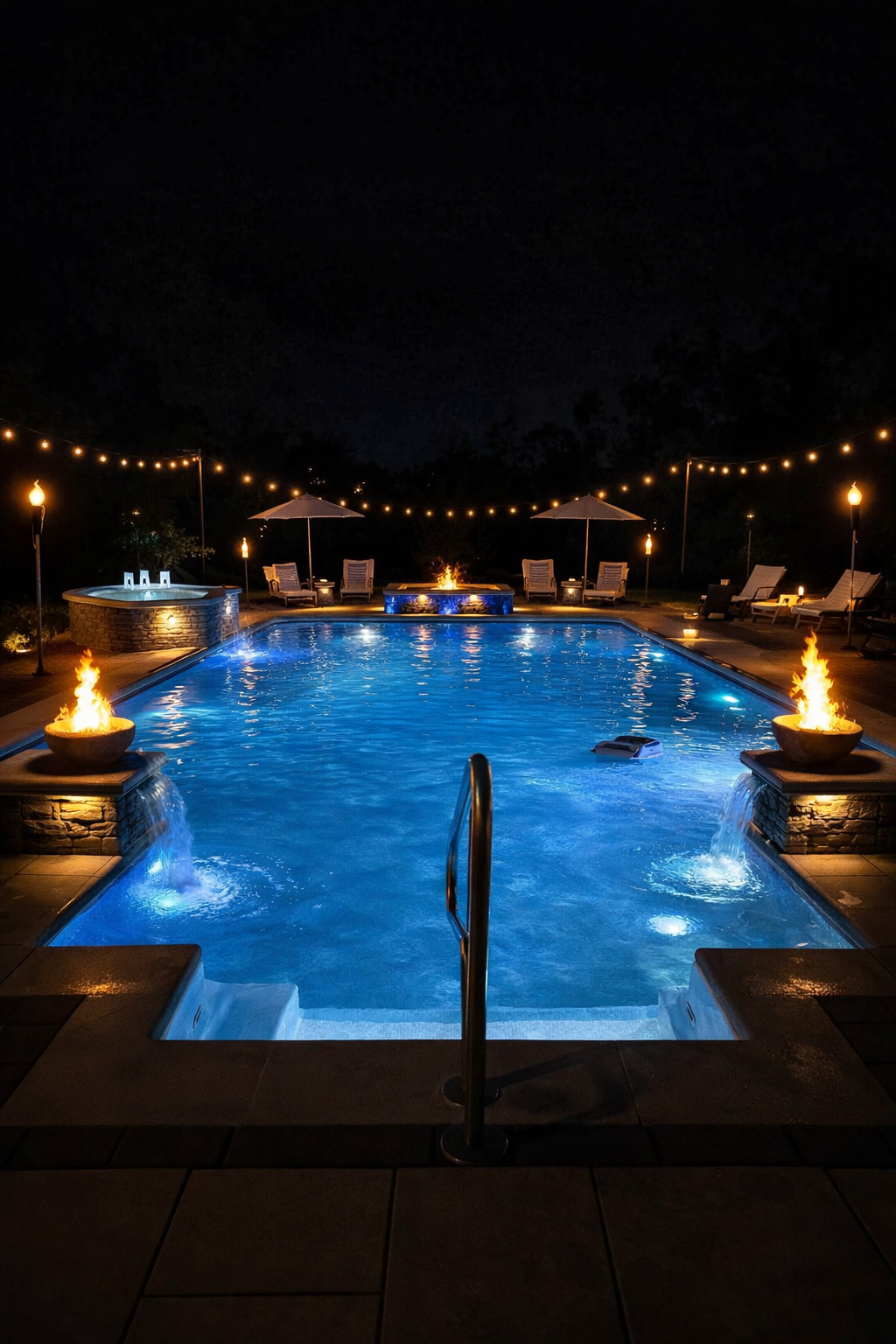 Fiberglass Pool Installation by Slaymaker Landscaping