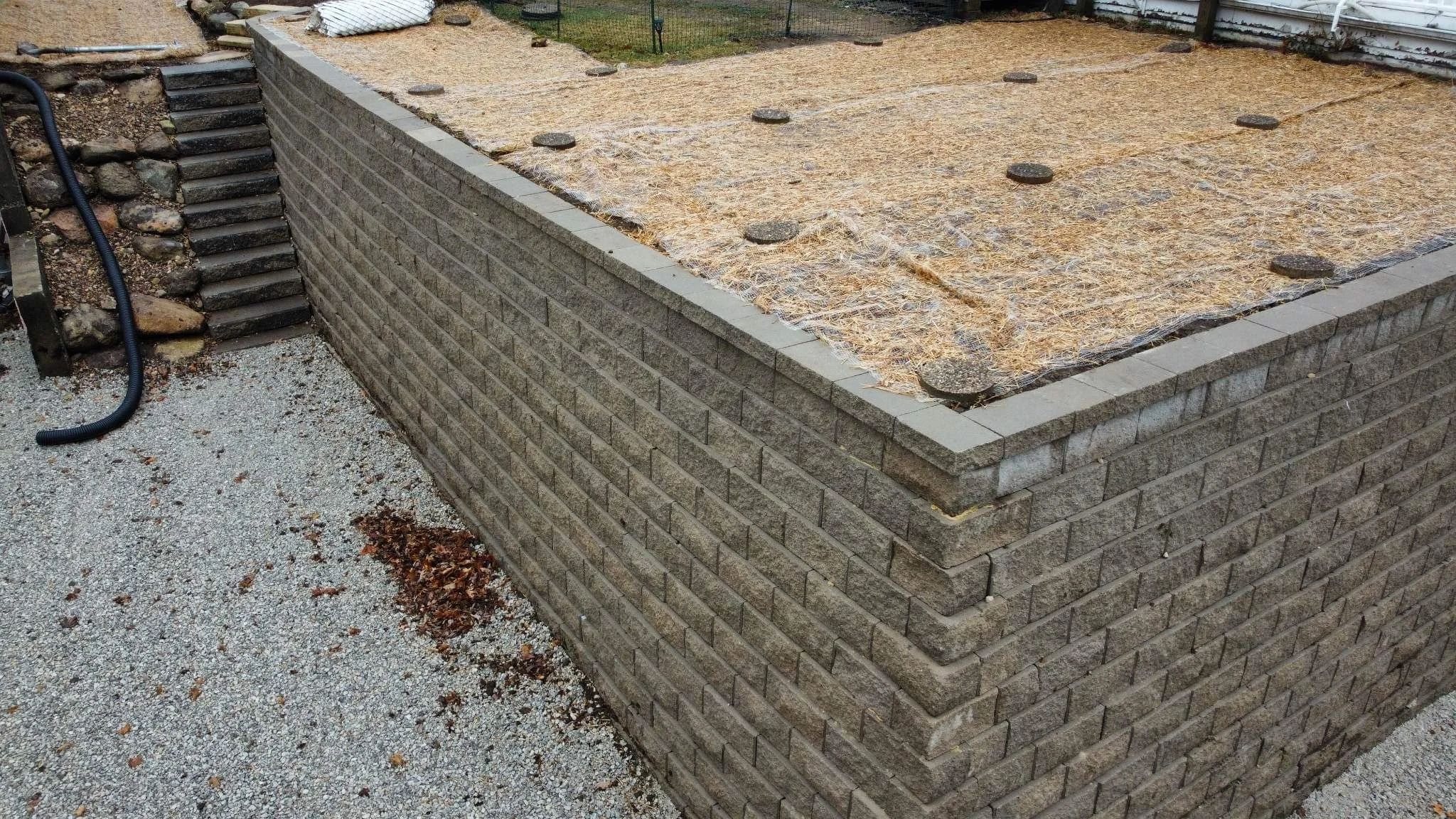Retaining Wall Construction by Slaymaker Landscaping